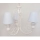 Lustre Arabesque  unissex com cúpulas 